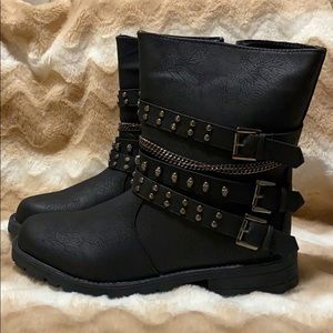 NWT Torrid Moto Boots size 12W